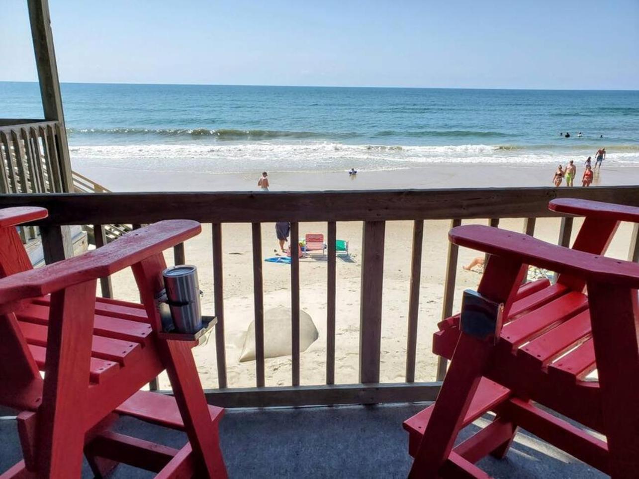 Ocean Front Condo Paradise 168 North Topsail Beach Exteriör bild